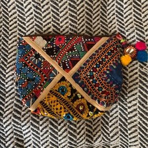 Gypsy River Embellished Coin Clutch.